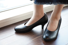 将图片加载到图库查看器，抗ウイルス本底機能　6cmヒール　4E足囲　外反母趾対策　スクエアパンプス　STAN Clear+plus（スタンクリアプラス）
